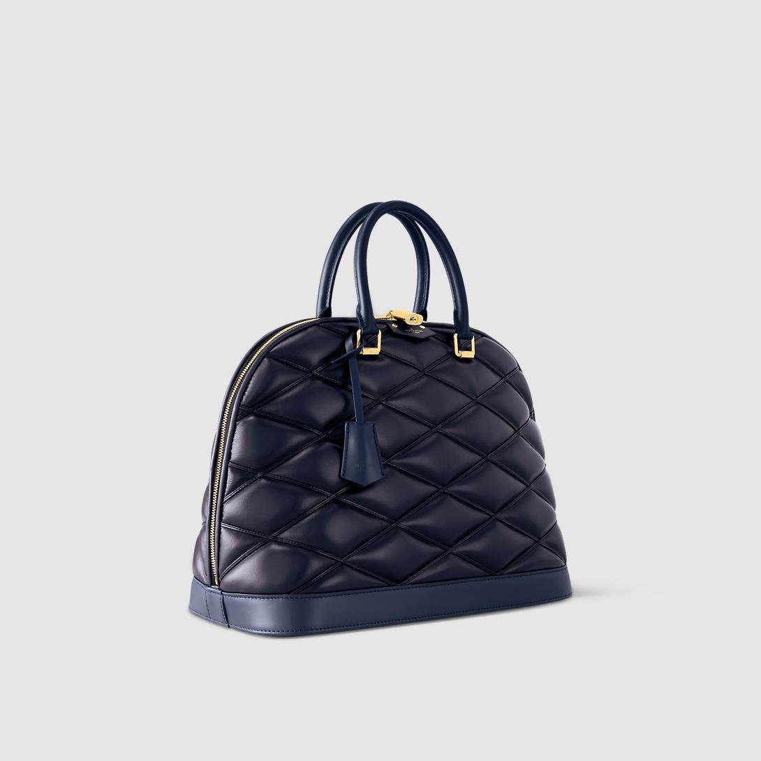 Túi Louis Vuitton Alma Gm Malletage Nữ Xanh Navy